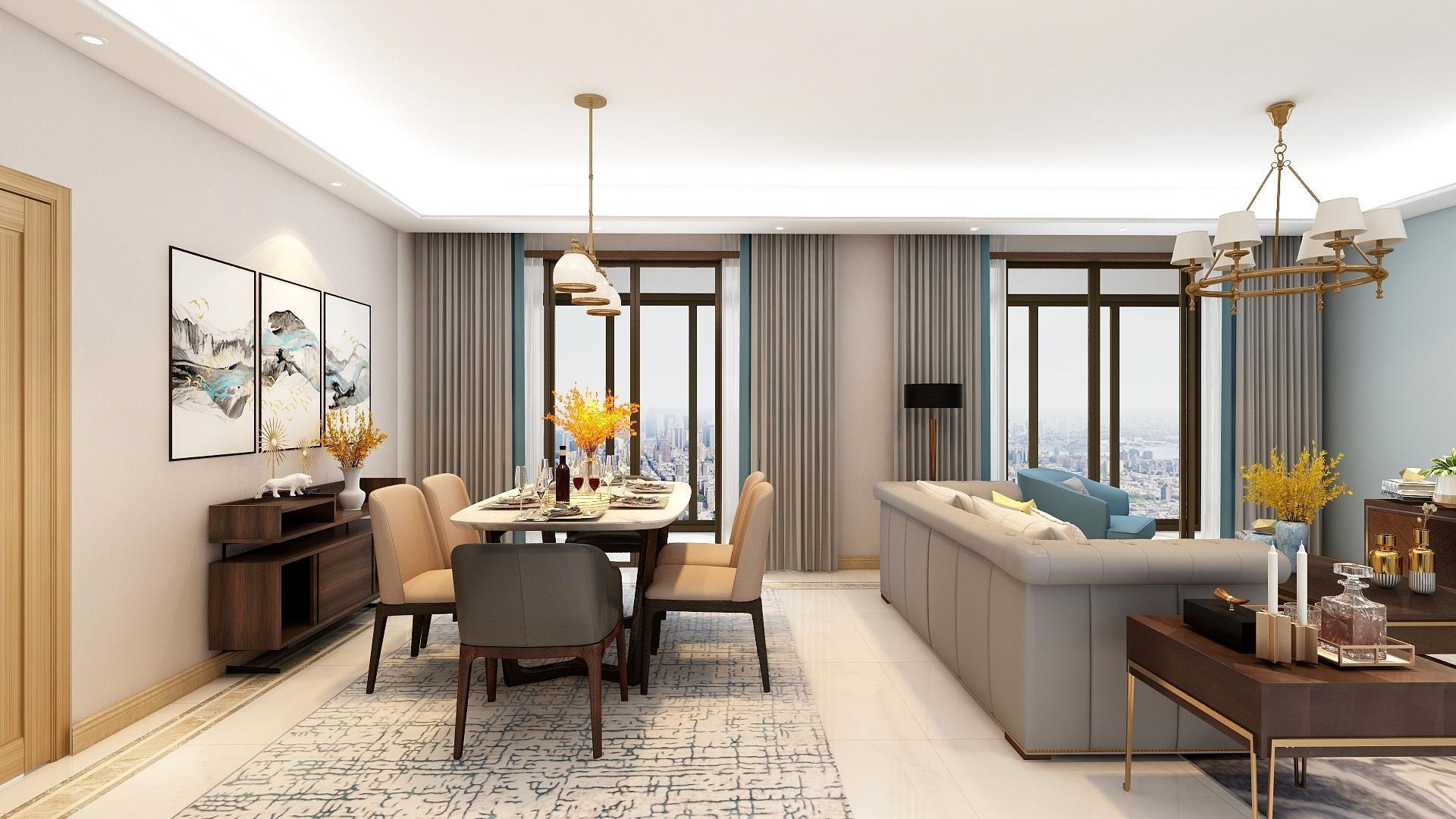 金灣明珠143㎡四室兩廳 經典美式風格，構筑優雅舒適理想家